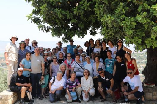 Nazarethfreunde beim Besuch im Heiligen Land 2019